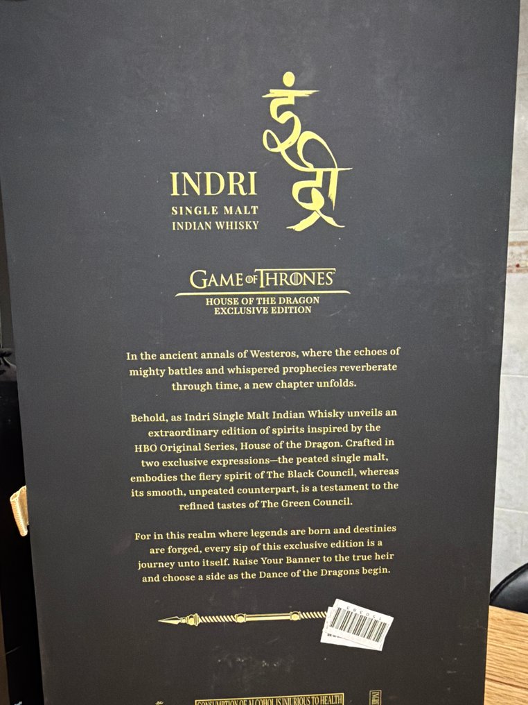 Indri Game of Thrones - House of Black - b. 2024 - 750 ml #3.2
