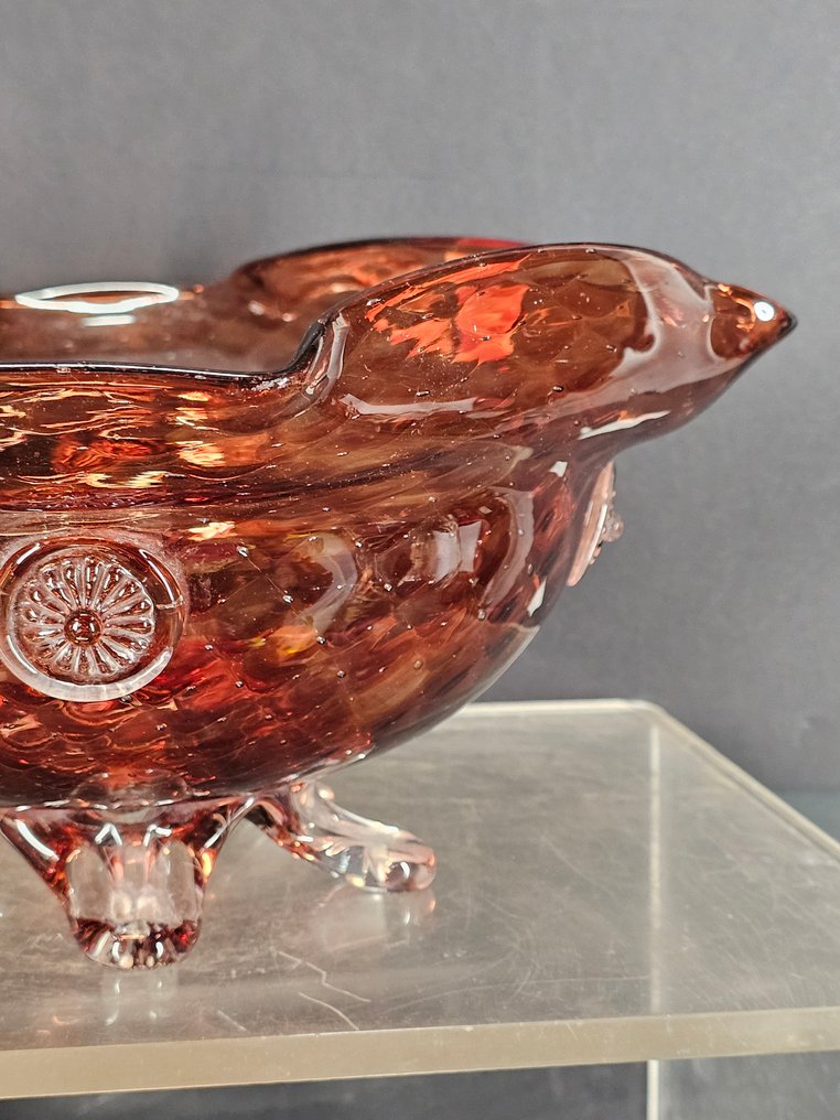 Émile Leroux - Obstschale - Glas - Émile Leroux – Handgeblasen #2.1