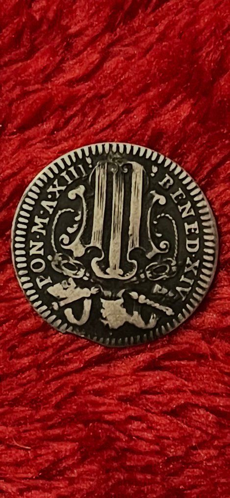 roma benedetto XIV. grosso a. 1740-1758  (沒有保留價) #1.0