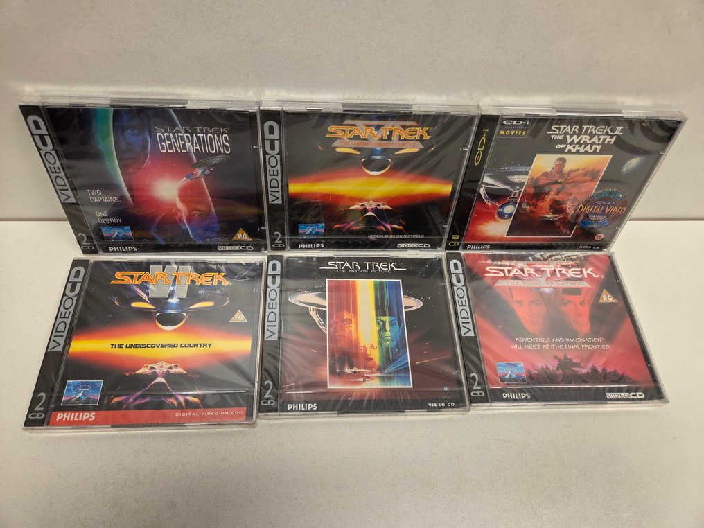 Philips - VIDEO CD - 6x Star Trek - videocollectie (Video CD) - Video game - In original sealed box #1.0