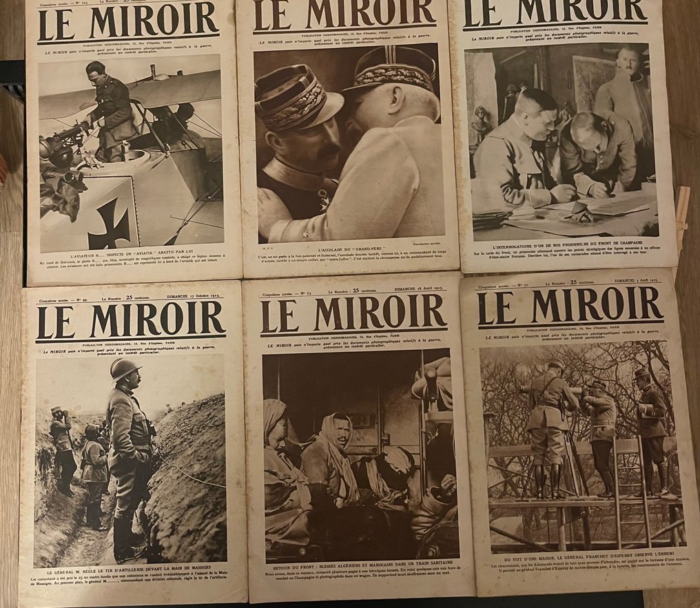 France - Le Miroir, 34 authentic WWI editions – Historical front photography - Military accessories - 1915 #2.1