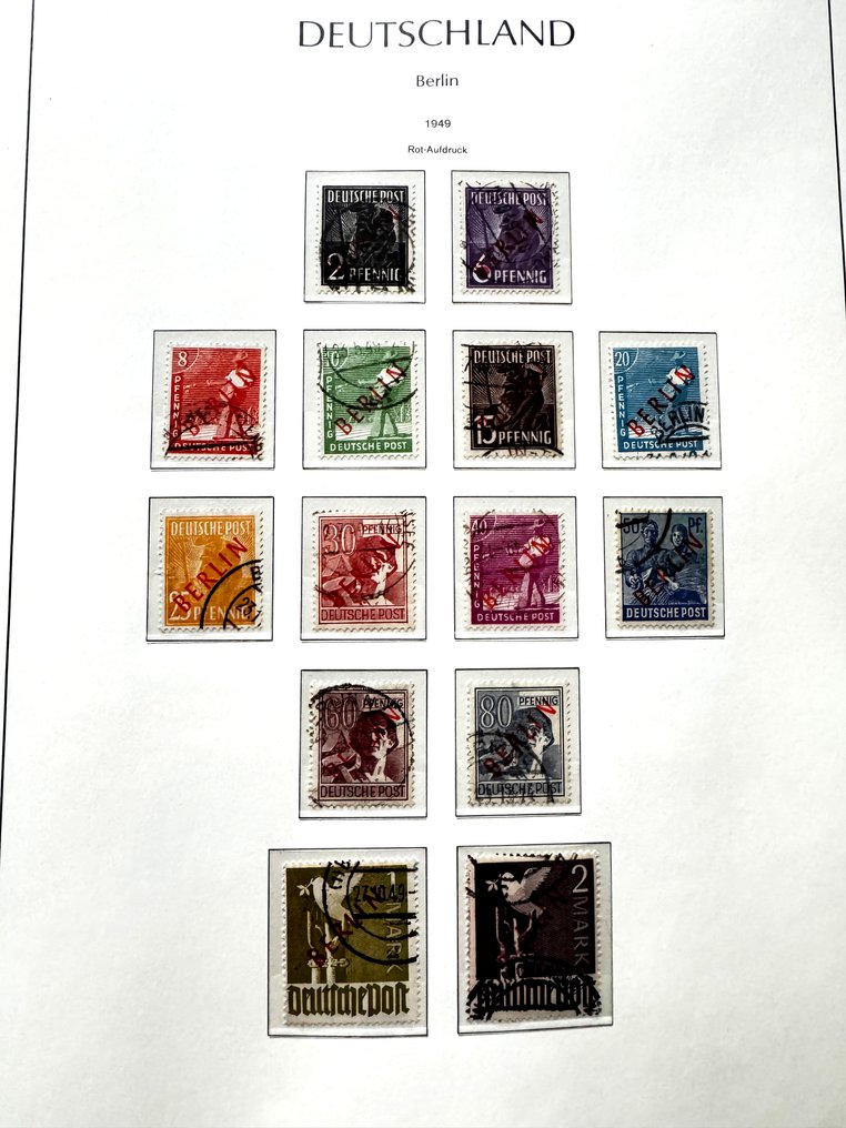 Berlino 1948/1990 - Collezione Berlino 1948-1990 su modulo - Michel aus 1-879 #4.3