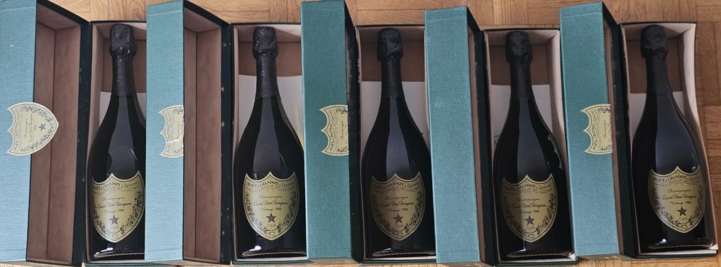 1988 Dom Pérignon - 香檳 Brut - 5 瓶 (0.75L) #1.0