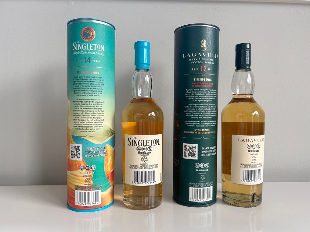 Singleton of Glendullan 14yo + Lagavulin 12yo - Special Release 2023-2024 - 20厘升 - 2 瓶 #3.2