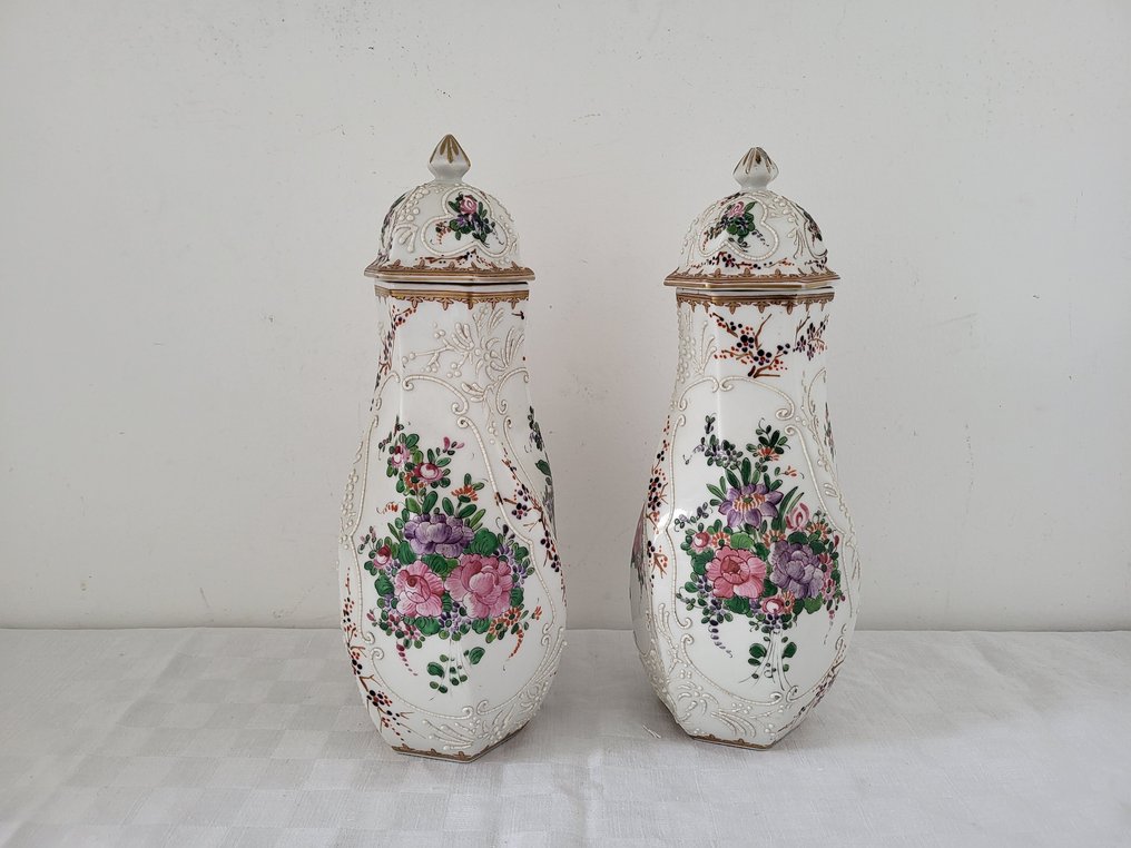 Samson (attr.) - Tureen - Porcelain - Pair of covered pots #1.0