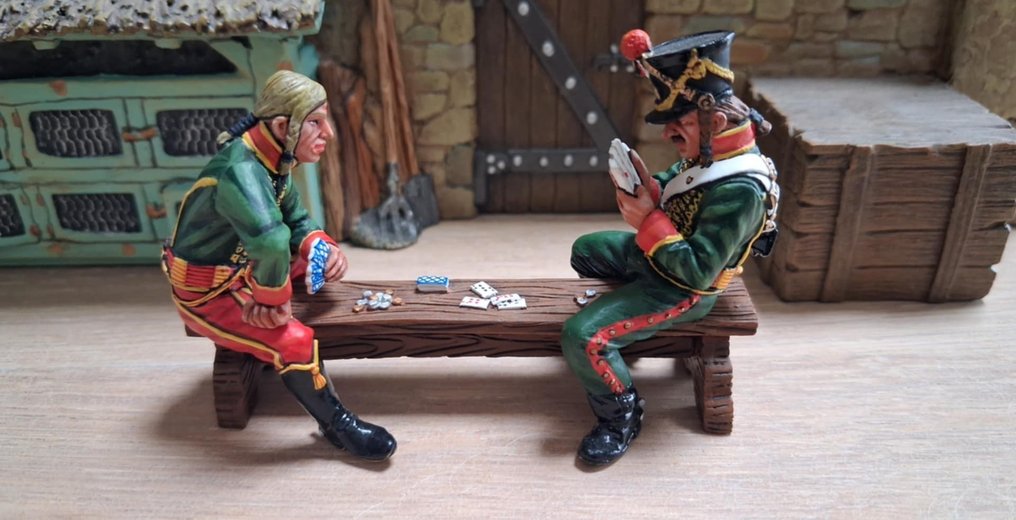 King & Country - Jouet en étain - NA311 The Card Players Set - 2000-2010 - Chine #1.0