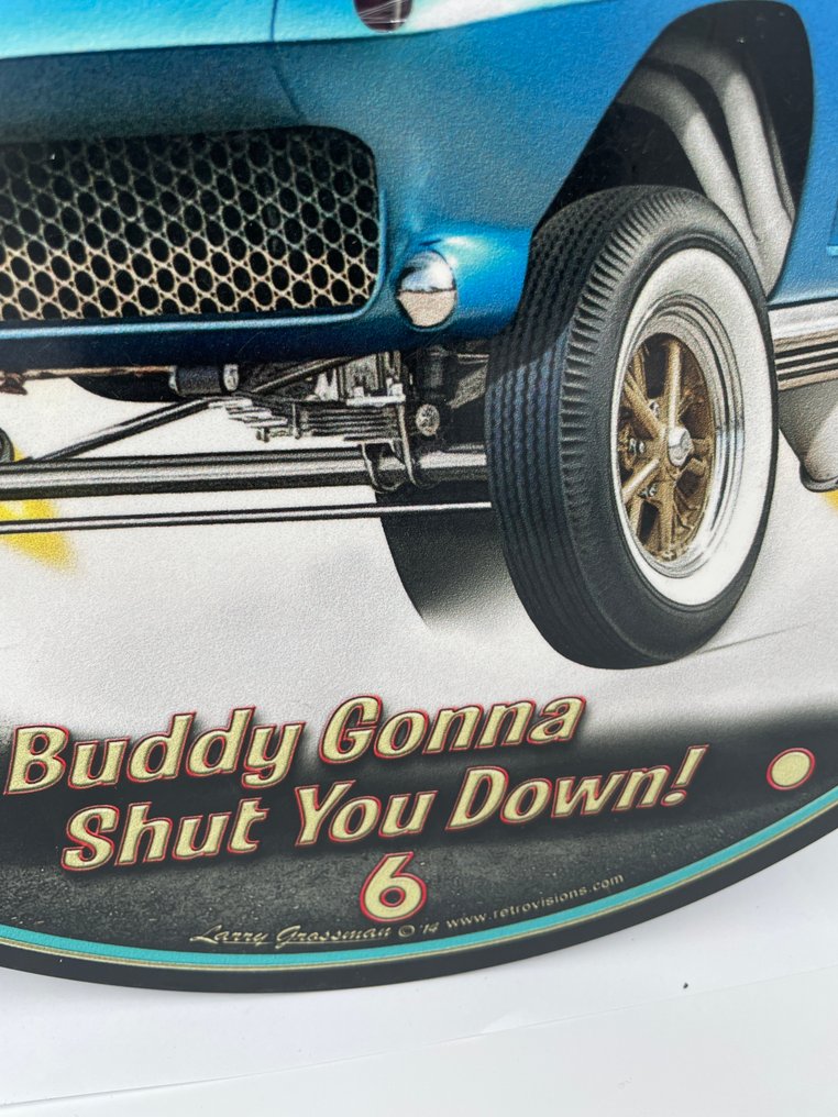 Πινακίδα - Corvette Stingray - Τέχνη από Larry Grossman (American Steel) 35,5 εκ. - Χάλυβας #4.3