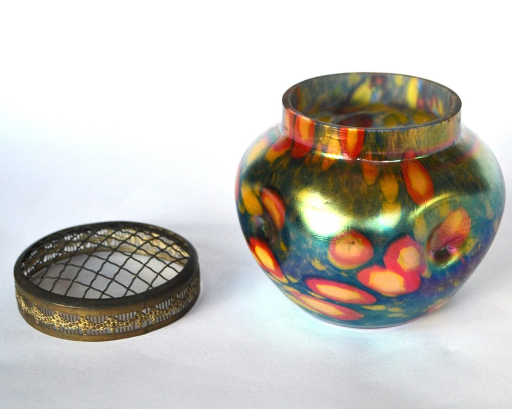 Vase - Glas, Messing #3.2