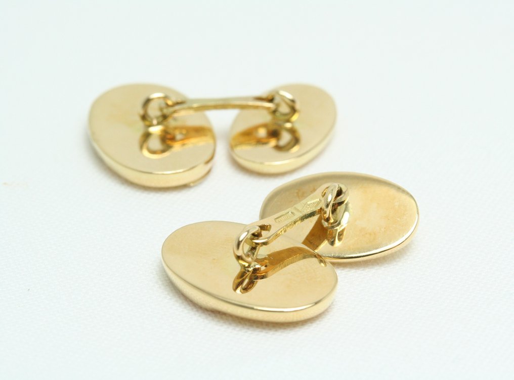 袖口扣 - 18 克拉 黃金, 白金, 玫瑰金 - 金色的 Gemelli #1.0