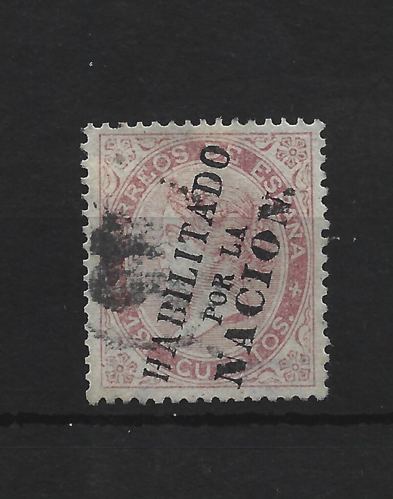 Spain 1867 - Enabled by the nation, rarely well-centered, signed Gálvez. - Edifil 90 #1.0