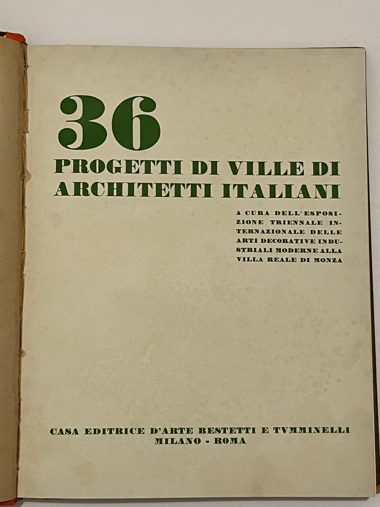 Gio Ponti - 36 Progetti di ville dí Architetti Italiani - 1930 #4.3