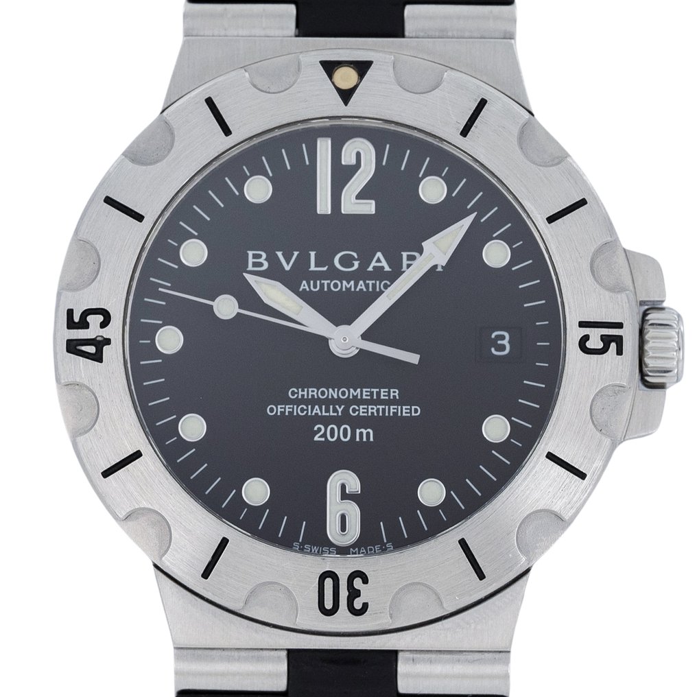 Bvlgari - Diagono Scuba Date - No reserve price - SD38S - Men - 1990-1999  #3.2