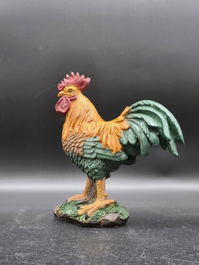 Statua, Rooster - 23 cm - Ferro #2.1