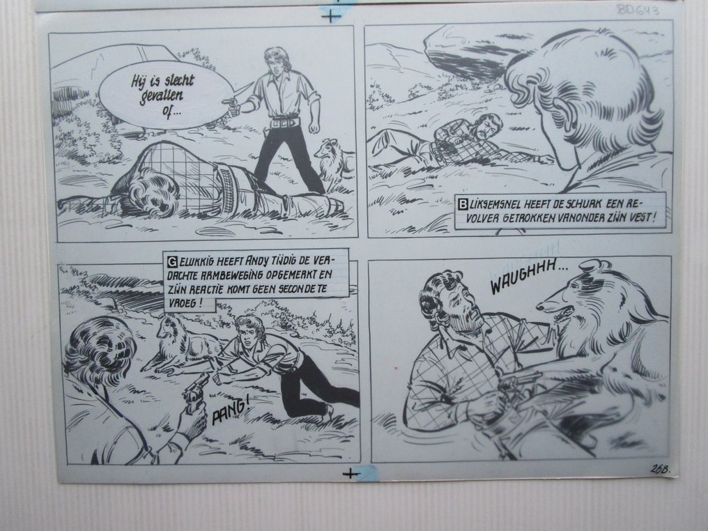 Bessy 8 - Paard zonder ruiter + originele pagina (p.26) - 1 Album - First edition - 2009 #4.3