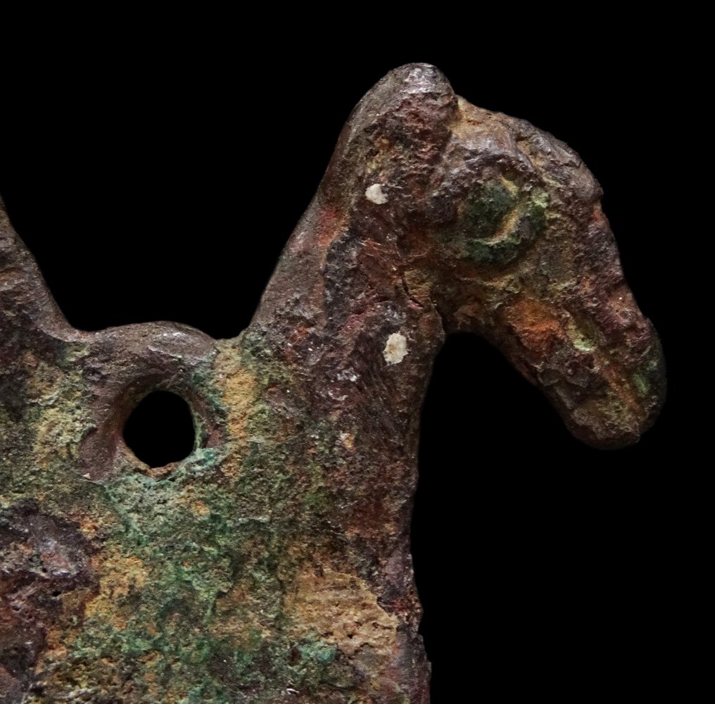 Luristan Amuletă dublă - cal - 1200 / 800 î.Hr. #4.3