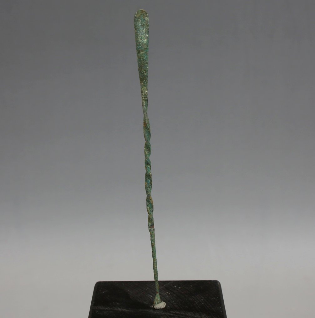 Αρχαία Ρωμαϊκή Μπρούντζος Ιατρικό εργαλείο, σπάτουλα, Από το ΜΟΥΣΕΙΟ  (χωρίς τιμή ασφαλείας) #1.0