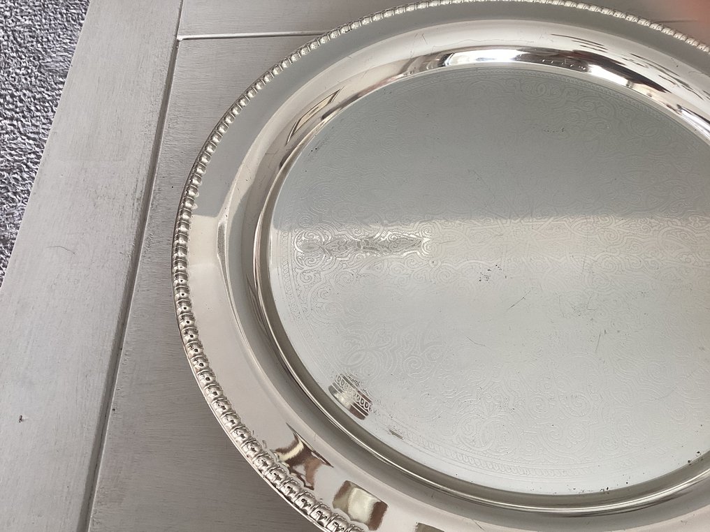 Dækketallerken - Forsølvet - Groot op på 3 pootjes #2.1