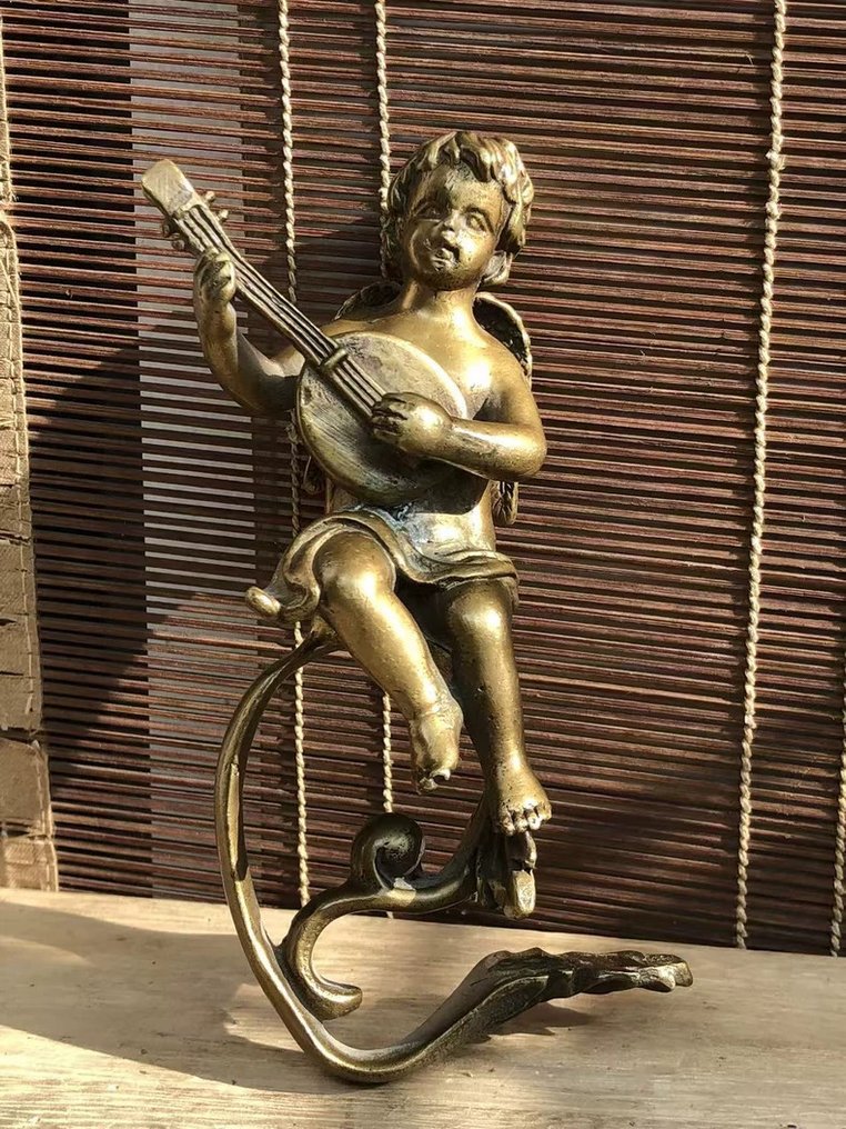 Figurine - Sculpture - Little Angel (Cupid) Decorative Ornament - Copper #1.0