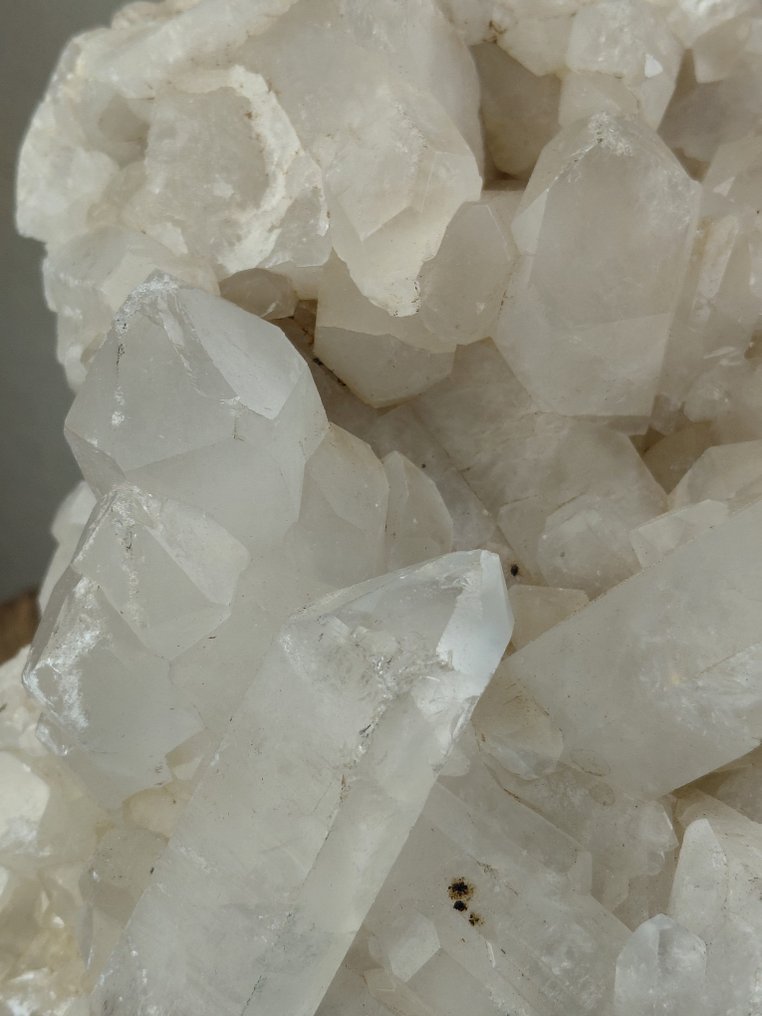 Beautiful large XXL solid quartz crystal cluster - Height: 12 cm - Width: 19 cm- 5.5 kg #4.3