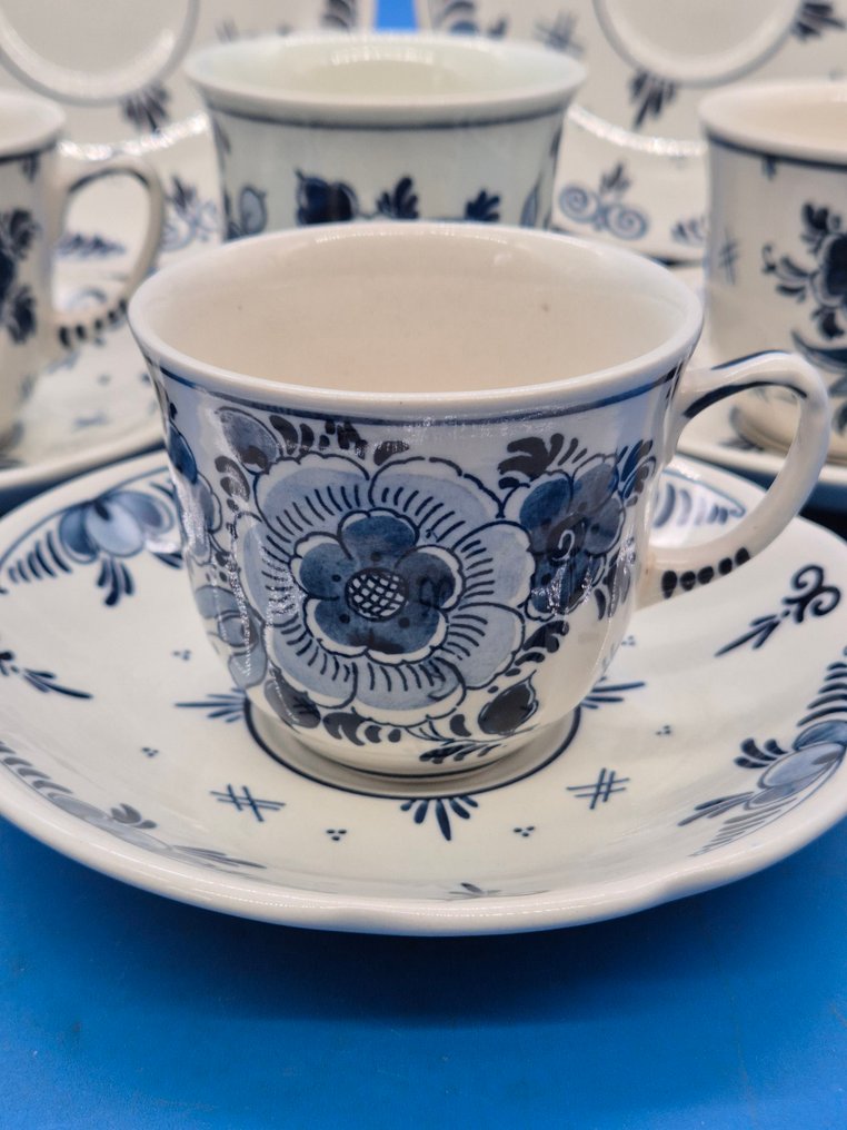Royal Goedewaagen – „Delfts Blauw“ – Handgemaltes Kaffeeservice aus Holland - Coffee set - Porcelain #4.3