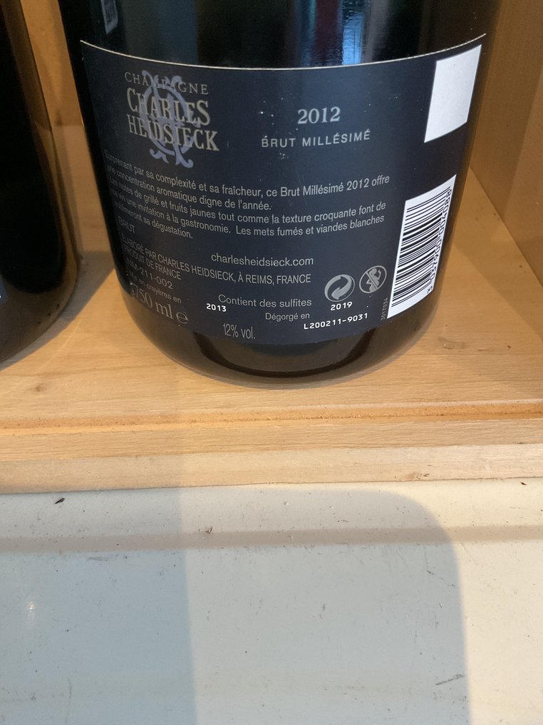 2012 Charles Heidsieck, Millésimé - 香檳 Brut - 2 Bottle (0.75L) #3.2