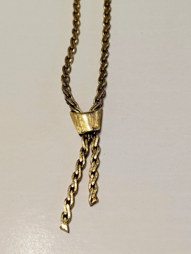 Chaîne - 14 carats Or jaune - Collier western bolo #2.1