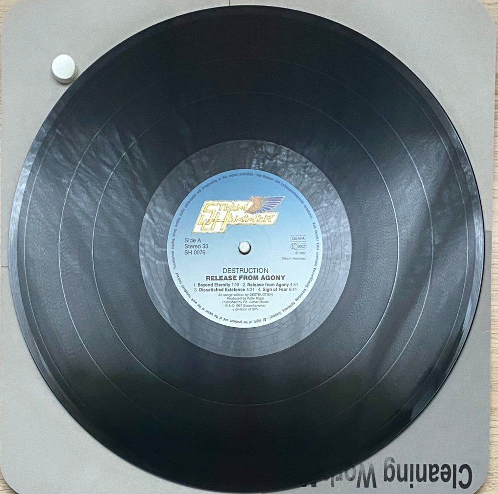 Destruction - Release From Agony / 1st European Pressing / With EMP Merchandise Sheet / Very Rare - LP Album (stand-alone item) - 1st Pressing - 1987 #2.1