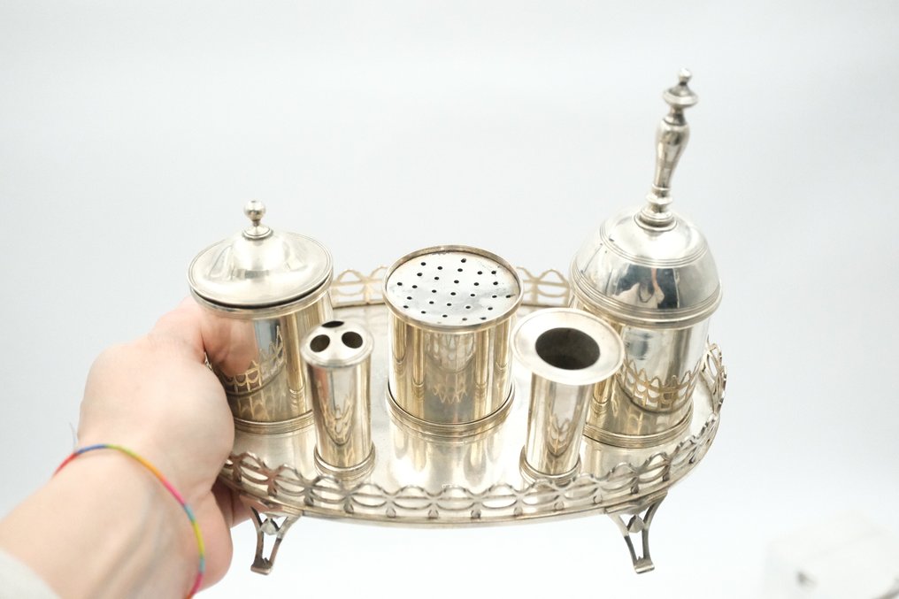 19th century - Inkwell - Silver #2.1