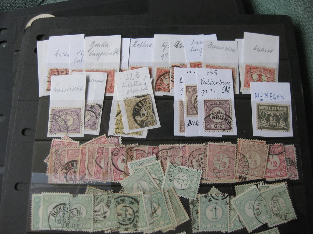 Ολλανδία 1864/2018 - Ωραία συλλογή με κλασικά, ελαττώματα στις πλάκες και σφραγίδες. #1.0