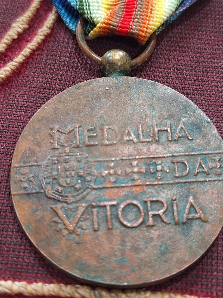 Πορτογαλία - Army/Infantry - Στρατιωτικό μετάλλιο - Πορτογαλικό Μετάλλιο Inter-Aliada WW1 ή Μετάλλιο της Νίκης. #3.2