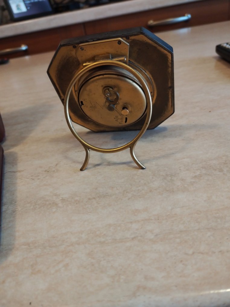 Table clock - Mappin & Webb Bauhaus Ottone Smalto - 1920-1930 #1.0