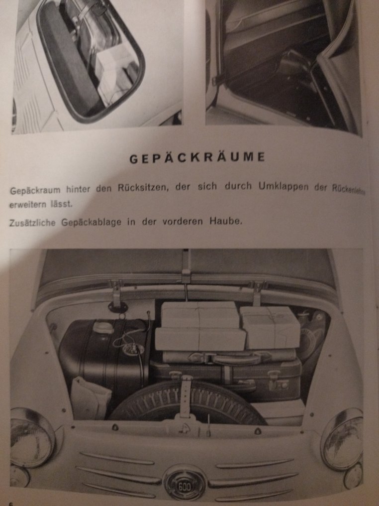 Print - Fiat - Manuale 600D di 50 pagine lingua tedesca - 1962 #4.3