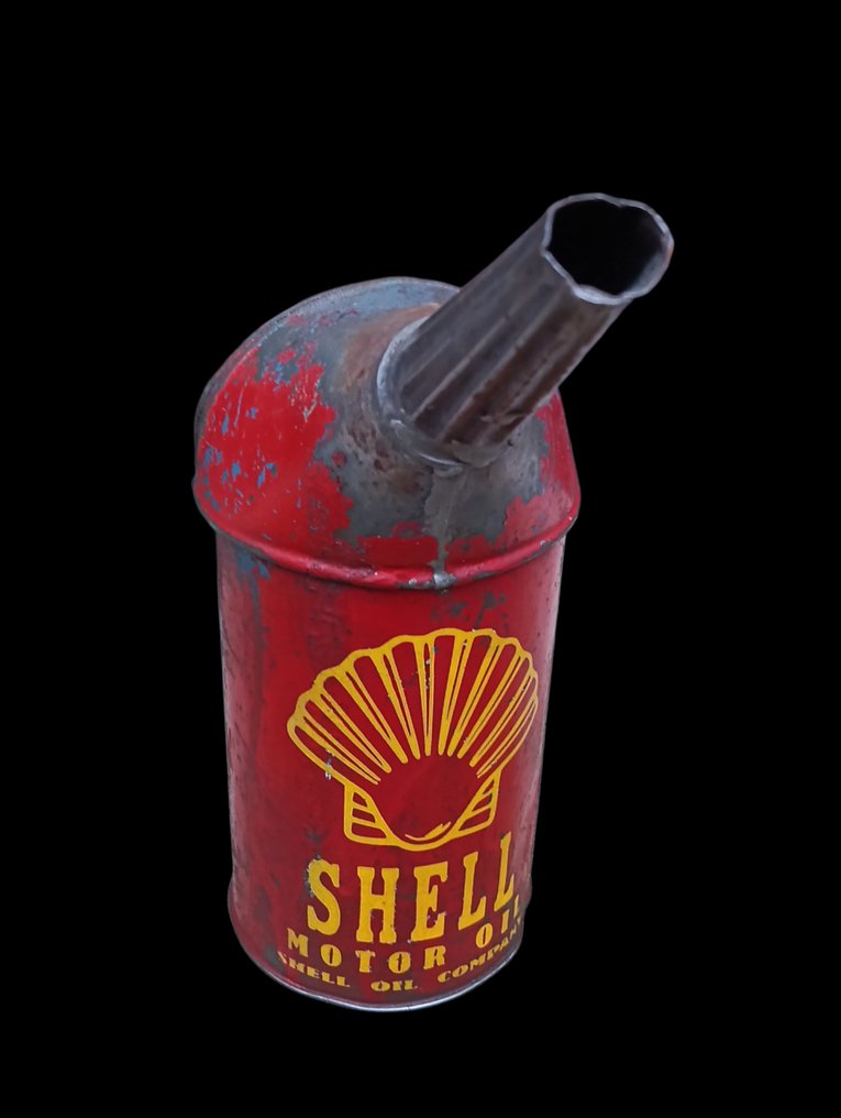 Petrol pump (1) - Shell - Ancien broc a huile Shell us - 1930-1940 #1.0