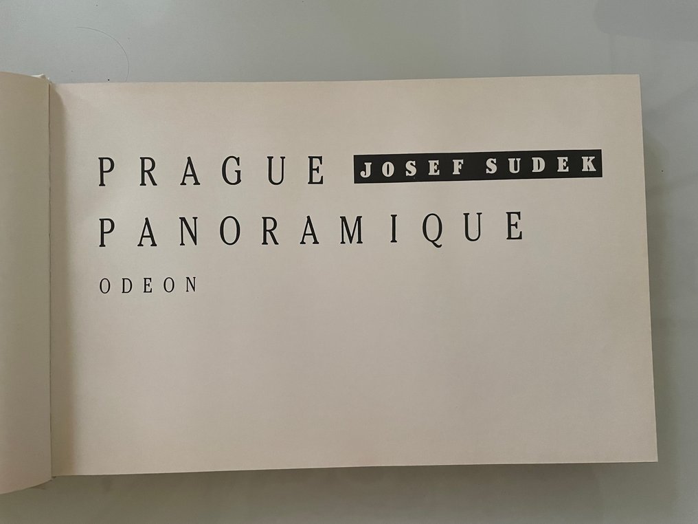 Josef Sudek - Prague Panoramique - 1992 #1.0
