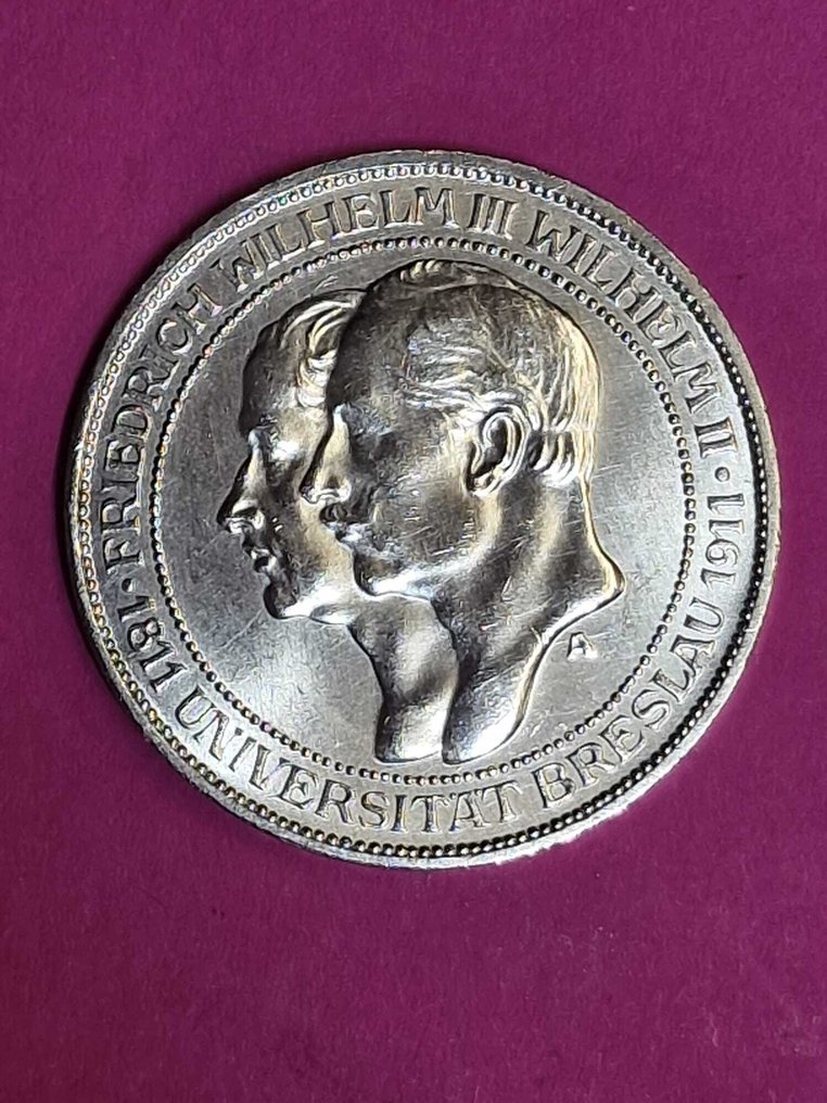 Duitsland, keizerrijk 3 Mark 1911 (Zonder minimumprijs) #1.0