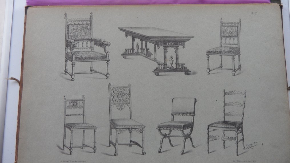 Marcal S. - Etudes sur l'ameublement ancien et moderne - 1887 #2.1