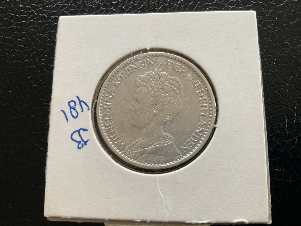 Nederland. Wilhelmina. 1 Gulden 1913 (Zonder minimumprijs) #1.0