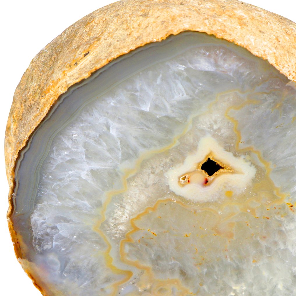 无底价 - 桃色玛瑙 - Geode - 13x15x10 厘米- 3.2 kg #3.2