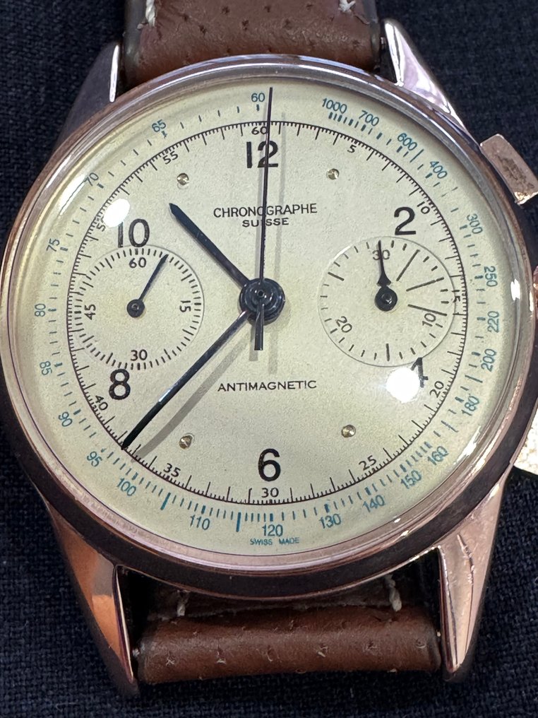 Chronographe Suisse - 21 Chronoscaph - No reserve price - Men - 1950-1959 #3.2