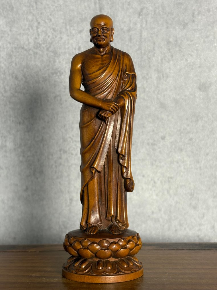 佛教人物 - 黄杨木 - 中国 - Late 20th century #1.0