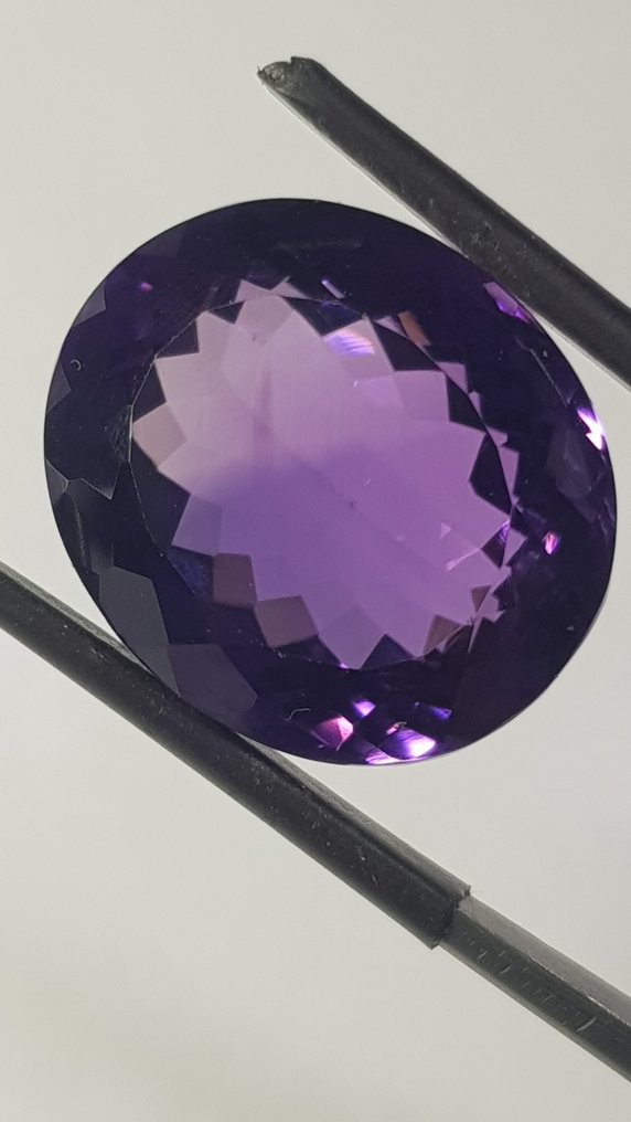 2 pcs  Μωβ Αμέθυστος  - 46.77 ct - Antwerp Laboratory for Gemstone Testing (ALGT) - Από έντονο σε ζωντανό μοβ. #3.2