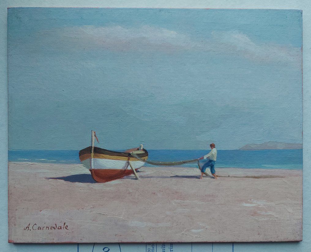 Alberto Carnevale (1931) - Sulla spiaggia #2.1