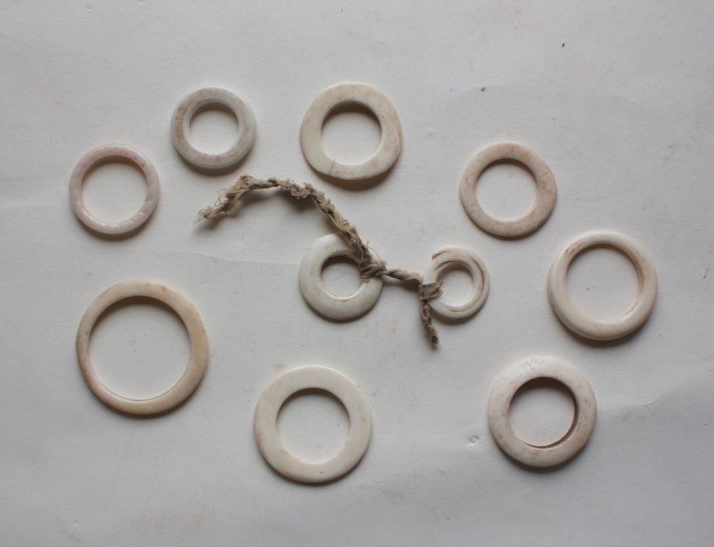 Δέκα υπέροχα δαχτυλίδια χρημάτων με όμορφη πατίνα. - Παπούα Νέα Γουινέα (χωρίς τιμή ασφαλείας) #1.0