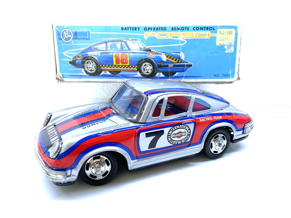 Yone - 锡制玩具 - Yone Battery Operated Remote Control Porsche No.7681 - 日本 #3.2