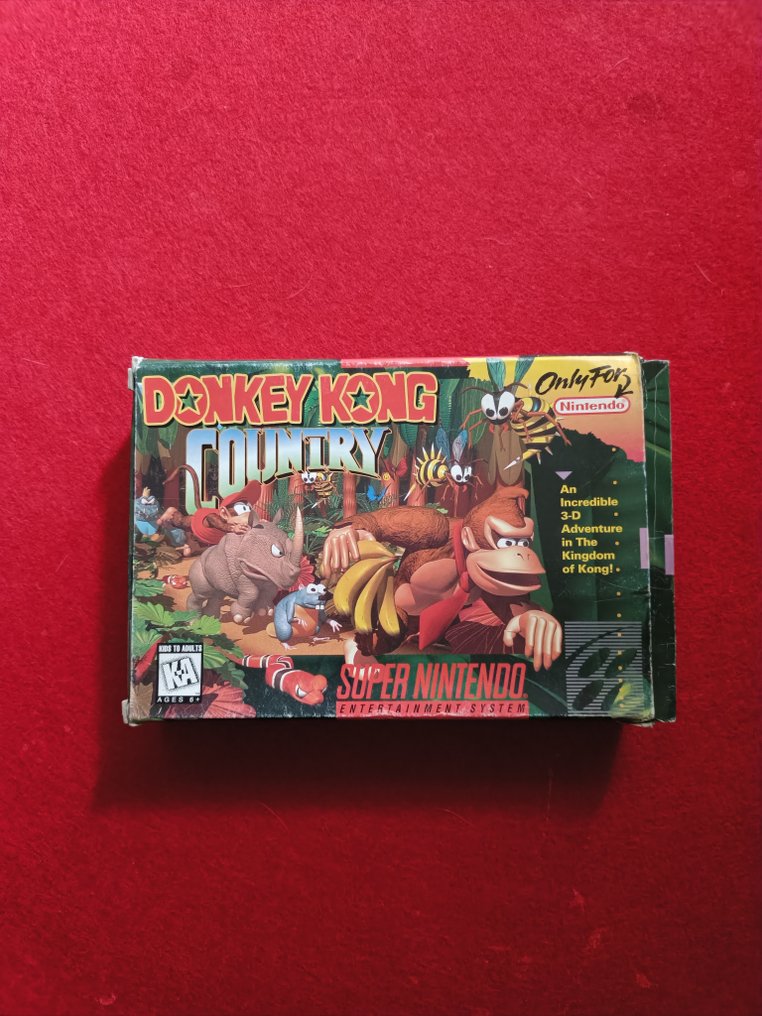 Nintendo - Snes - Donkey Kong Country (NTSC USA) - Video game - In original box #1.0