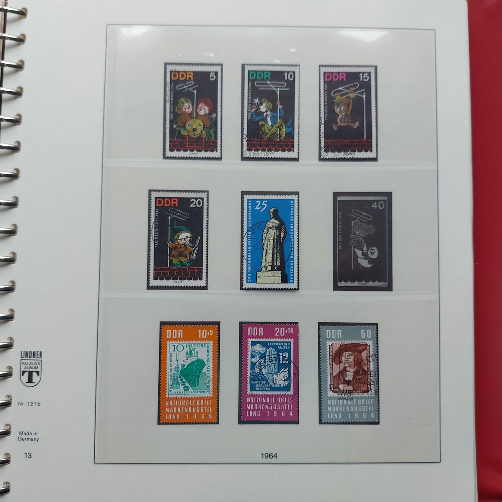 DDR 1964/1966 - Umfangreiche Sammlung auf Lindner Blättern #4.3
