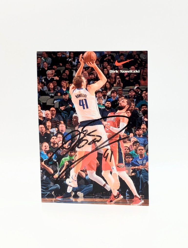 Dallas Mavericks - NBA - Dirk Nowitzki - autograph, Fancard  #2.1