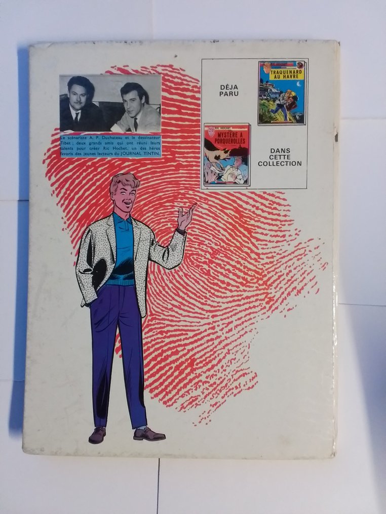 Ric Hochet T3 - Défi à Ric Hochet + dédicace d'époque - C - 1 Album - 第一版 - 1967 #2.1