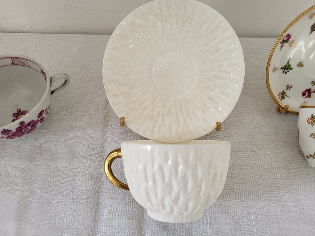 Limoges, Coalport - Φλιτζάνι και πιατάκι (3) - Πορσελάνη #4.3