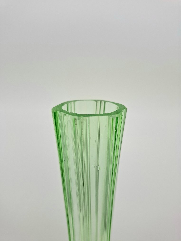 Vase - Uranium glass - Soliflore 40 cm #3.2